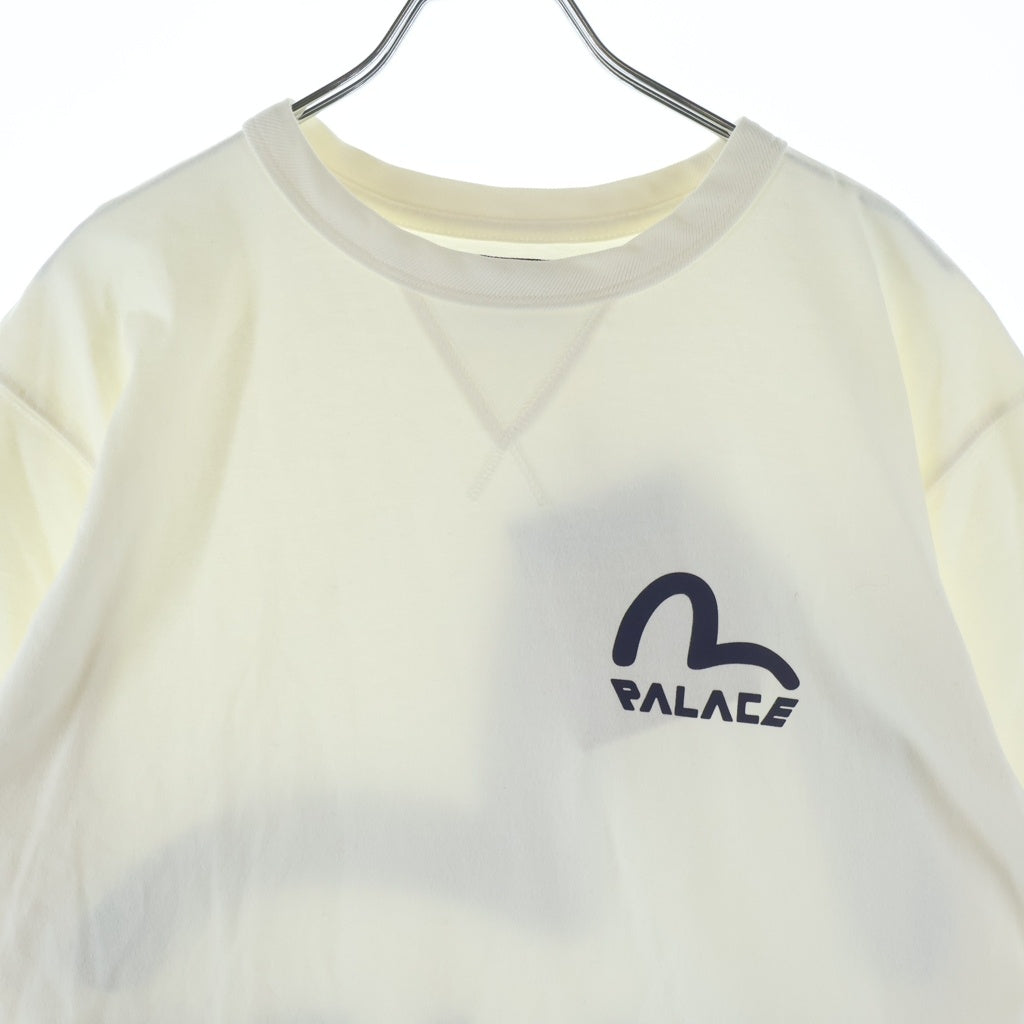 Palace Skateboards(パレススケートボーズ) ×Evisu Seagull Logo T-Shirt エビス シーガル ロゴプリント クルーネック 半袖Tシャツ カットソー ホワイト P21EVTS004