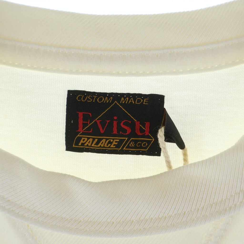 Palace Skateboards(パレススケートボーズ) ×Evisu Seagull Logo T-Shirt エビス シーガル ロゴプリント クルーネック 半袖Tシャツ カットソー ホワイト P21EVTS004