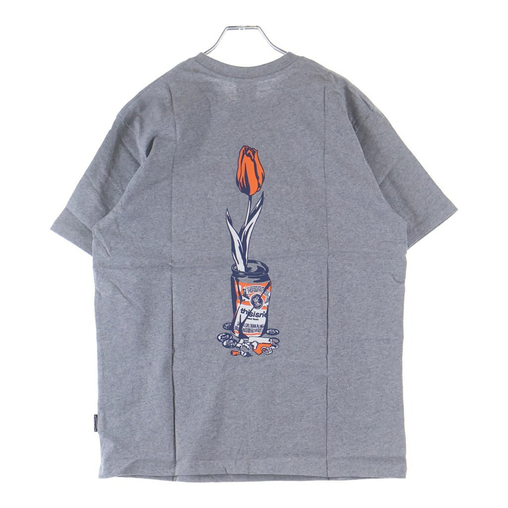 WASTED YOUTH(ウェイステッドユース) ×thisisneverthat Logo S/S Tee ディスイズネバーザット ロゴ半袖Tシャツ グレー