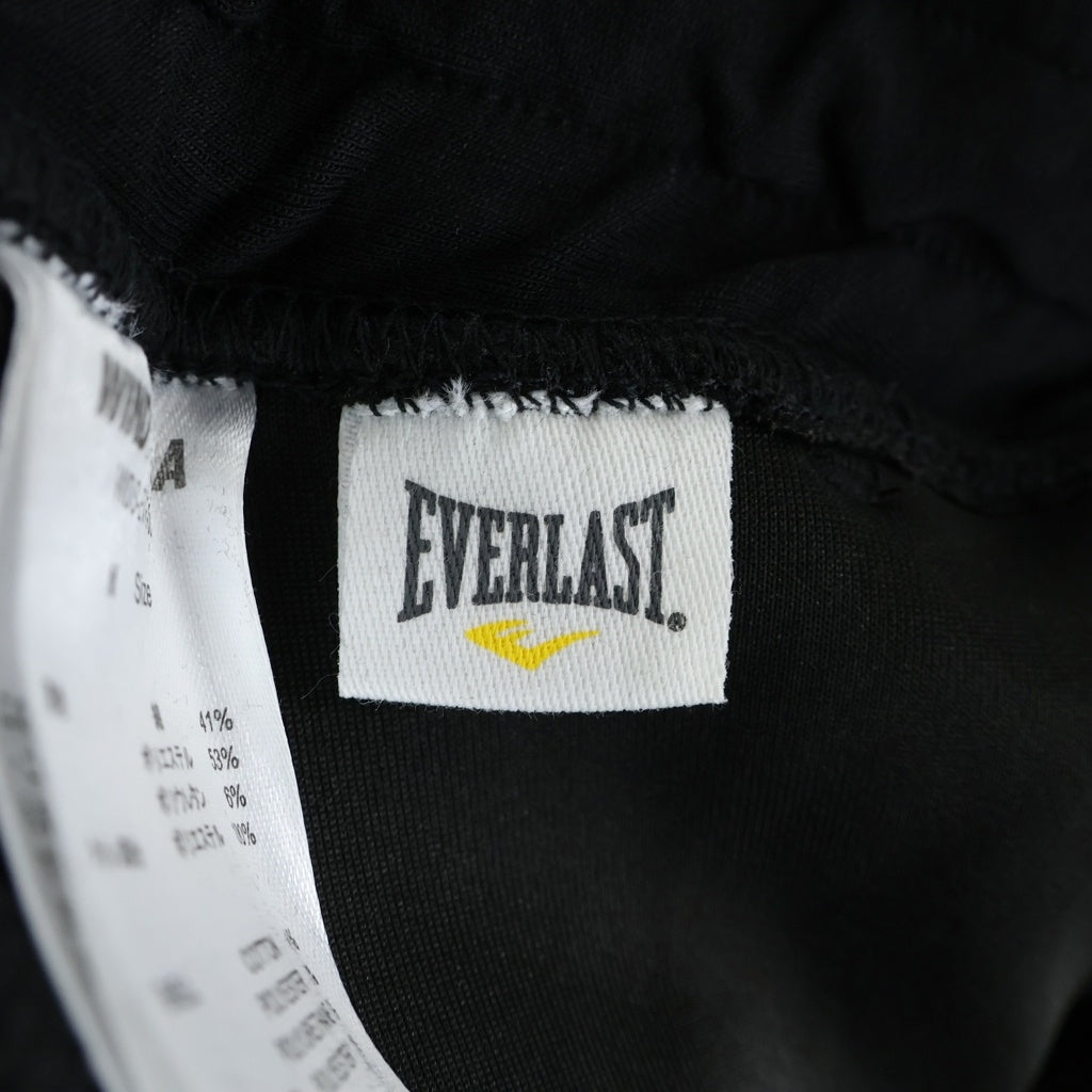 WIND AND SEA(ウィンダンシー) ×EVERLAST Jogger Pants エバーラスト ロゴプリント ジョガーパンツ ブラック WDS-EVR-05