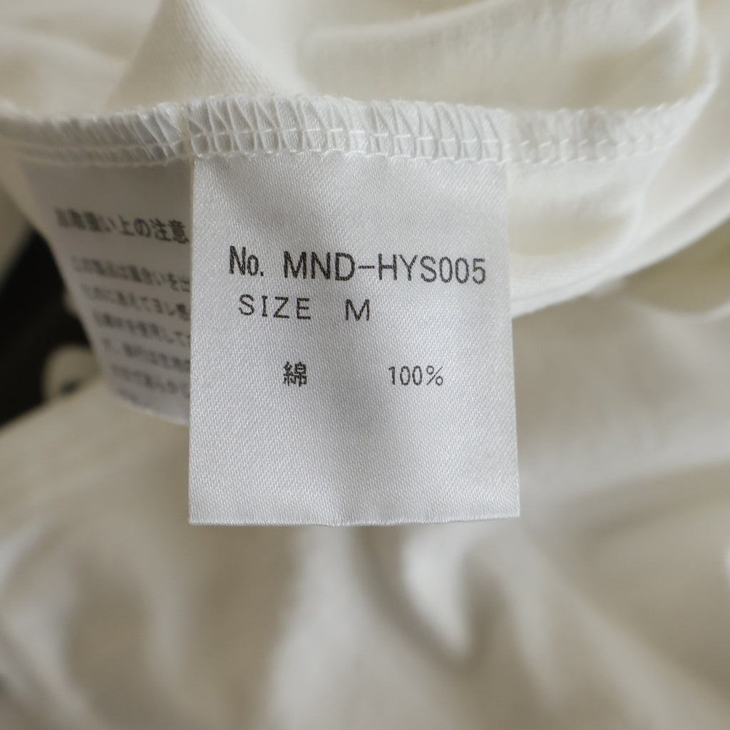 HYSTERIC GLAMOUR(ヒステリックグラマー) ×MINEDENIM マインデニム プリント半袖Tシャツ ホワイト MND-HYS005-00-M2