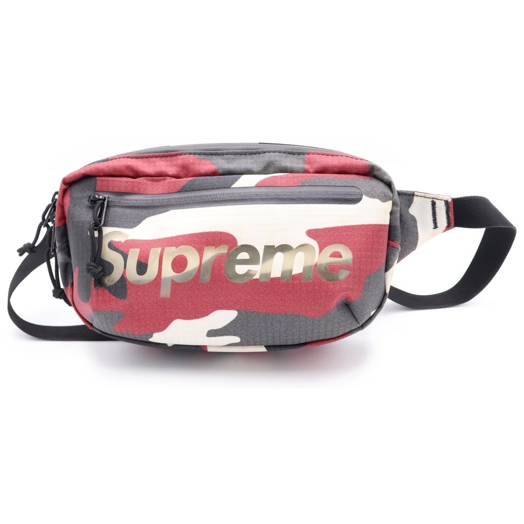 SUPREME(シュプリーム) 21SS Waist Bag Camo ウェストバッグ ショルダーポーチ レッド