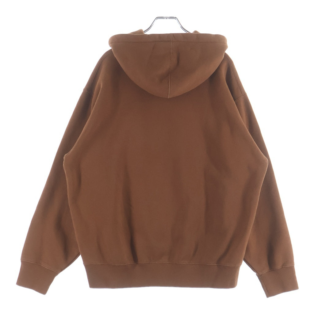 SUPREME(シュプリーム) 22SS Embroidered Chenille Hooded Sweatshirt エンブロイダリー シェニール スウェットシャツ プルオーバーパーカー フーディー ブラウン