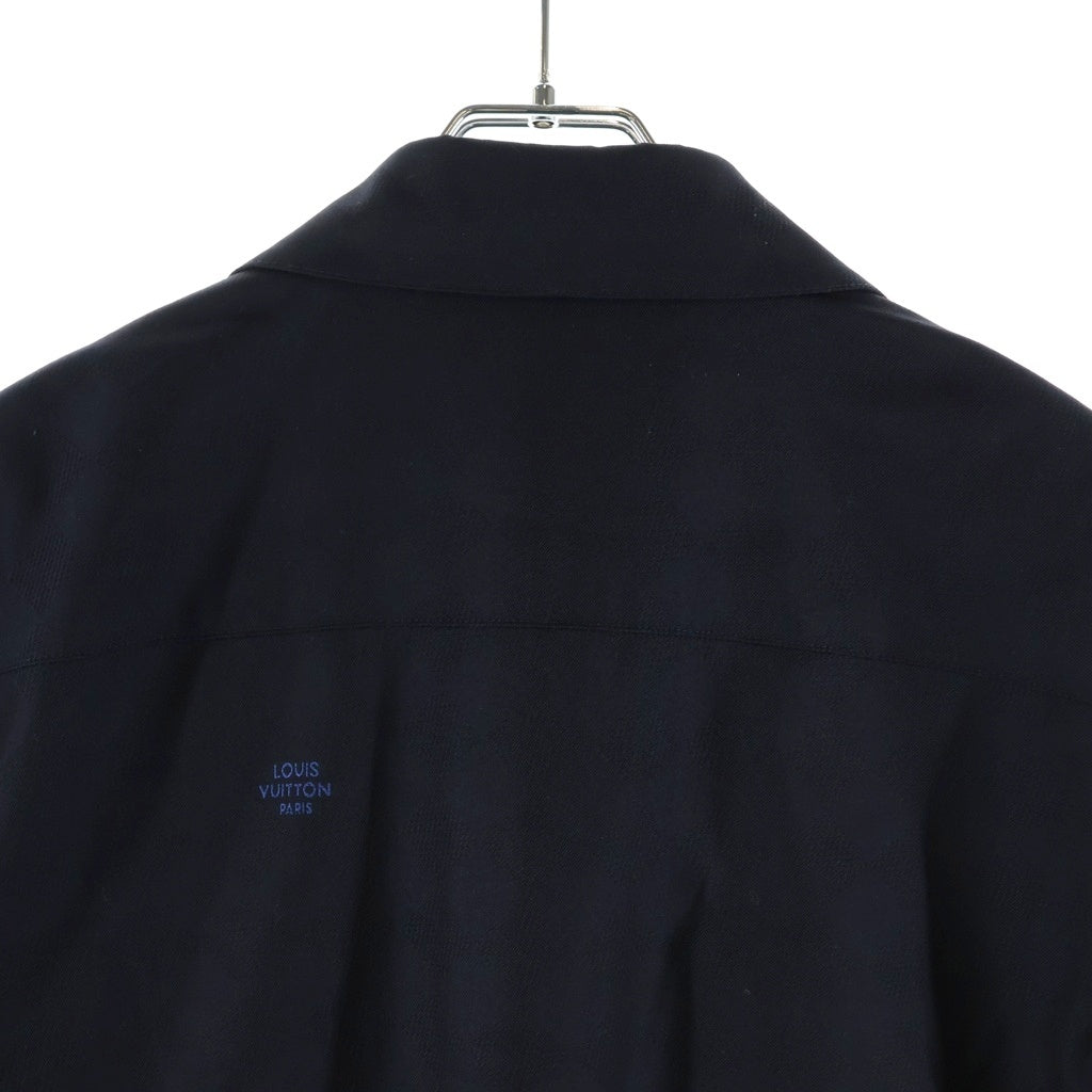 LOUIS VUITTON(ルイヴィトン) 22AW ダミエ ウール ジップジャケット スウィングトップ ブルゾン ブラック RM222F I50 HNFB1E