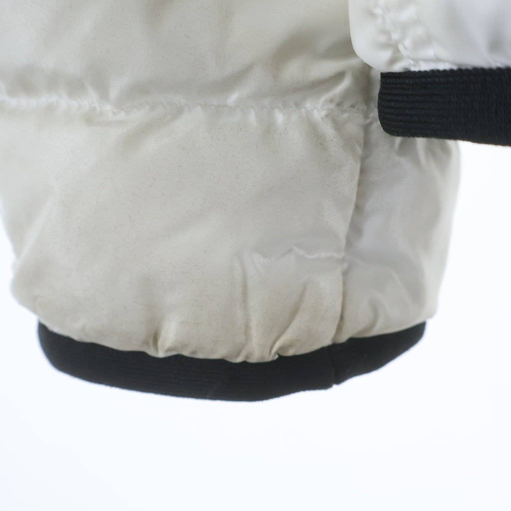 MONCLER(モンクレール) 21SS KRIM GIUBBOTTO フードロゴリバーシブルダウンジャケット ホワイト/ブラック G10911A52N70