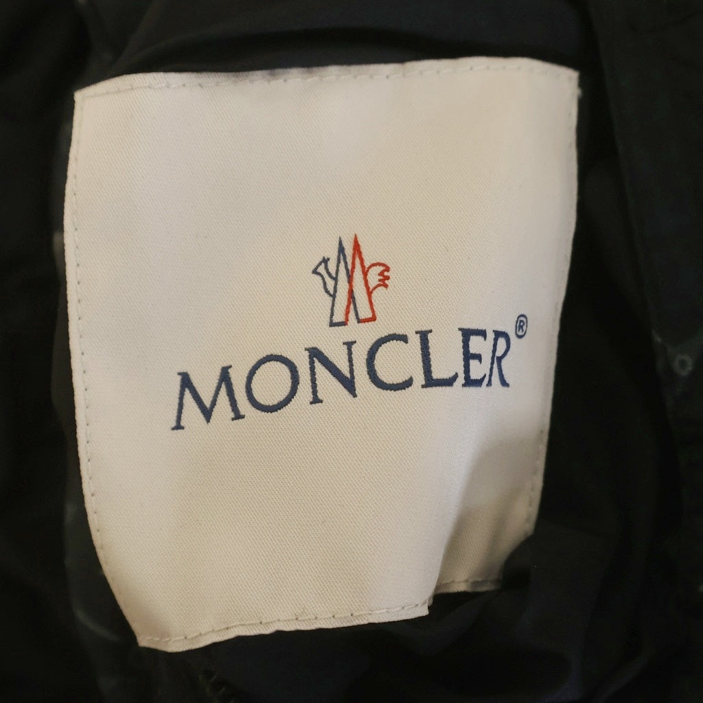 MONCLER(モンクレール) 21SS KRIM GIUBBOTTO フードロゴリバーシブルダウンジャケット ホワイト/ブラック G10911A52N70