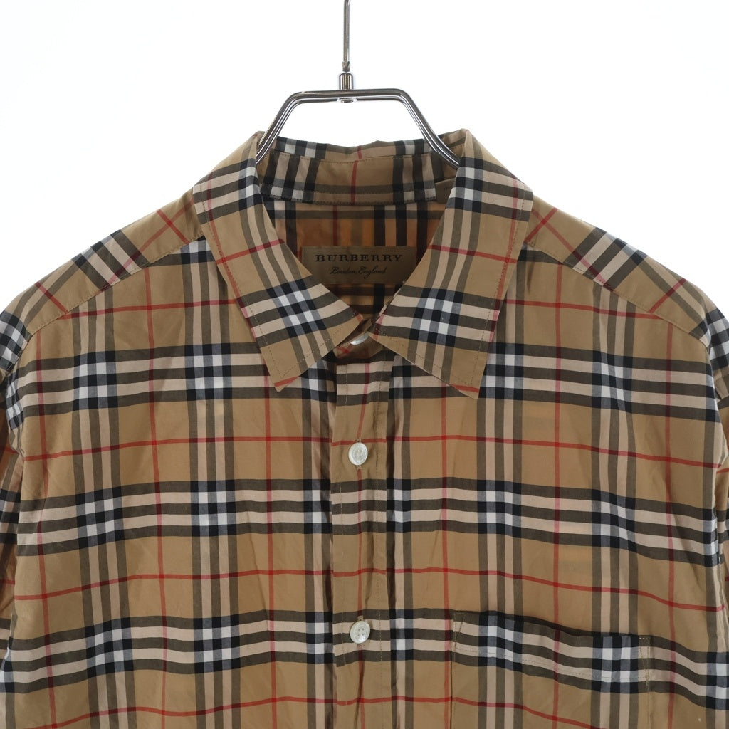 BURBERRY LONDON(バーバリーロンドン) ノバチェック 長袖シャツ ブラウン