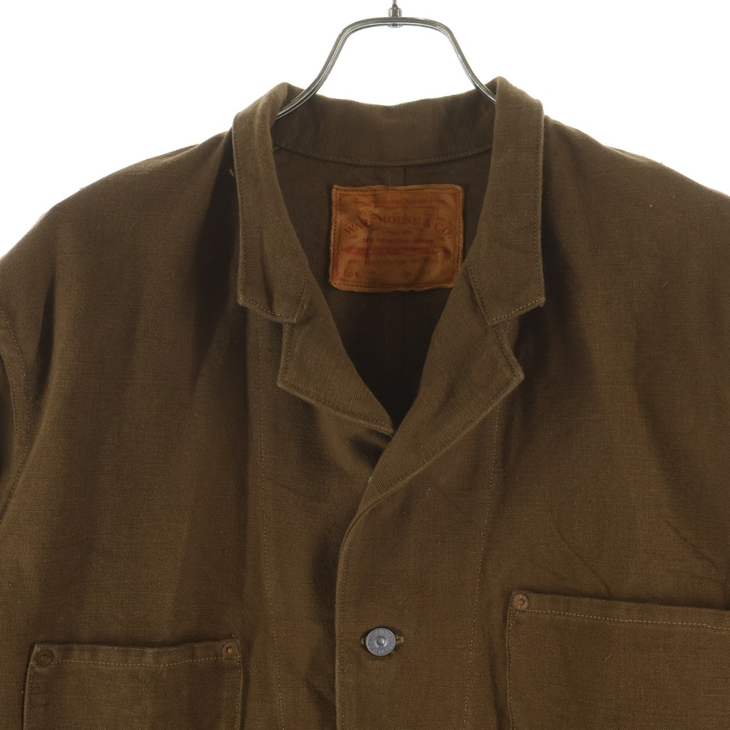 WAREHOUSE(ウェアハウス) TAILOR STYLE DENIM JACKET テーラー スタイル デニム ジャケット ブラウン