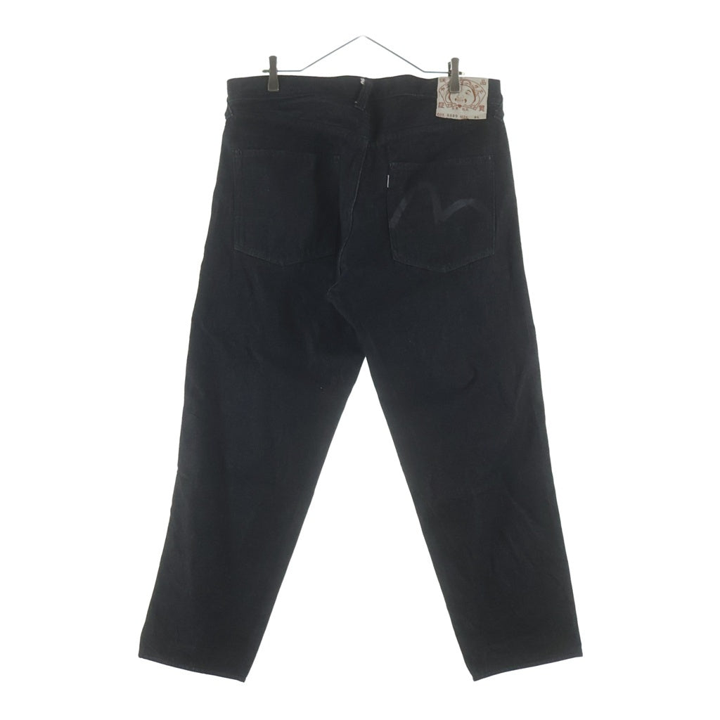 EVISU(エビス) 5020 SATIN STRETCH DENIM PANTS サテン ストレッチ デニム パンツ ブラック