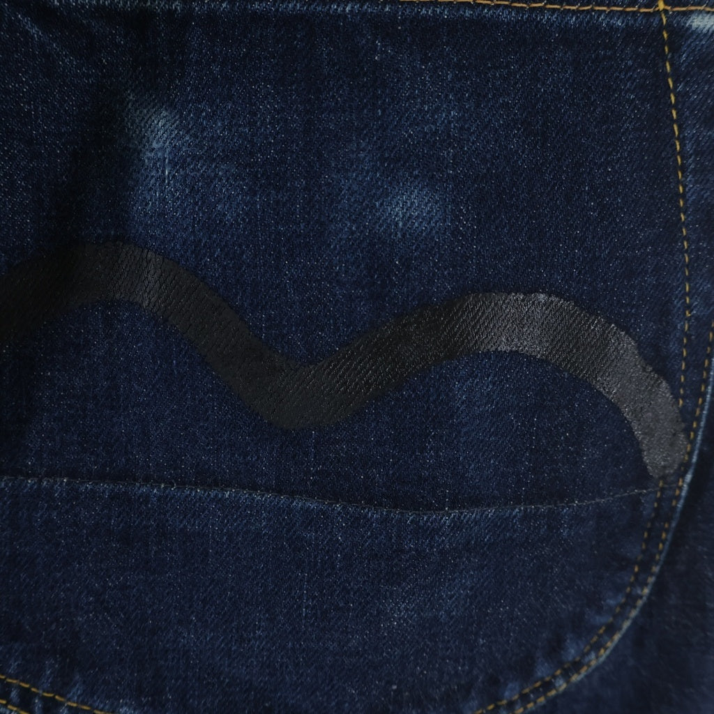 EVISU(エビス) 2020 SEAGULL PRINT POCKETS REGULAR FIT JEANS カモメ プリント ポケット レギュラー フィット パンツ インディゴ