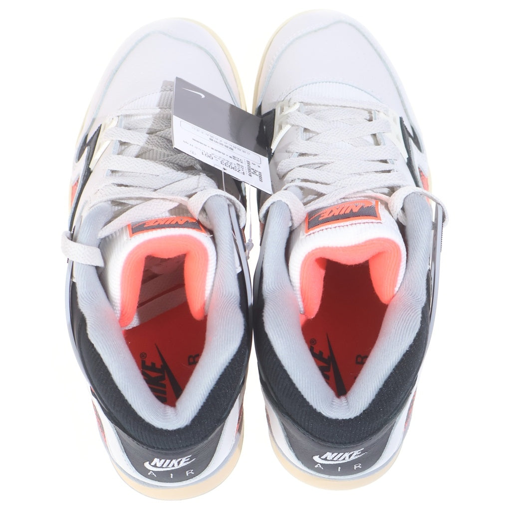 NIKE(ナイキ) AIR TECH CHALLENGE II QS Hot Lava エアテックチャレンジ ホットラバ ミドルカットスニーカーシューズ ホワイト/レッド US9/27cm FZ9033-001
