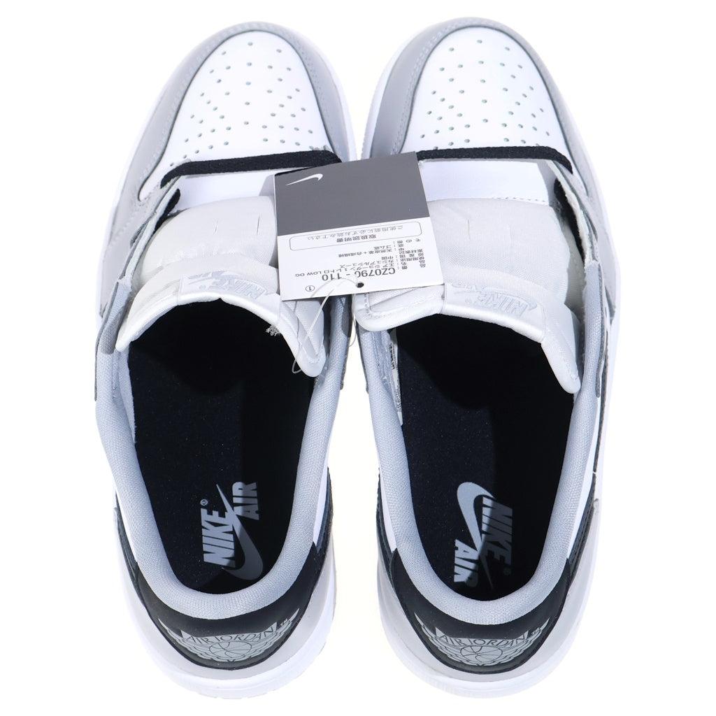 NIKE(ナイキ) AIR JORDAN 1 RETRO LOW OG Barons エアジョーダン 1 ロー バロンズ ローカットスニーカーシューズ ホワイト/グレー US8.5/26.5cm CZ0790-110