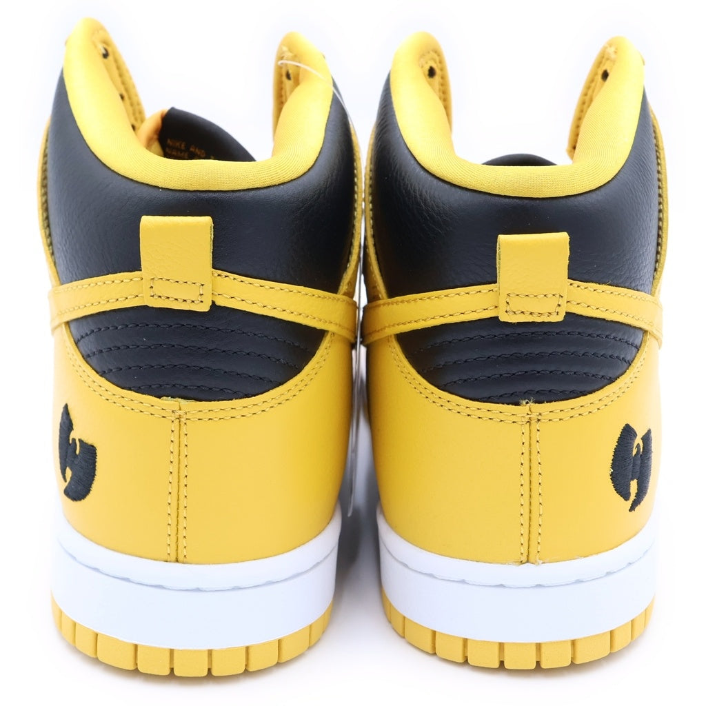NIKE(ナイキ) ×Wu-Tang Clan DUNK HIGH HJ4320-001 ウータンクラン ダンク ハイカットスニーカー イエロー/ブラック US9/27cm HJ4320-001