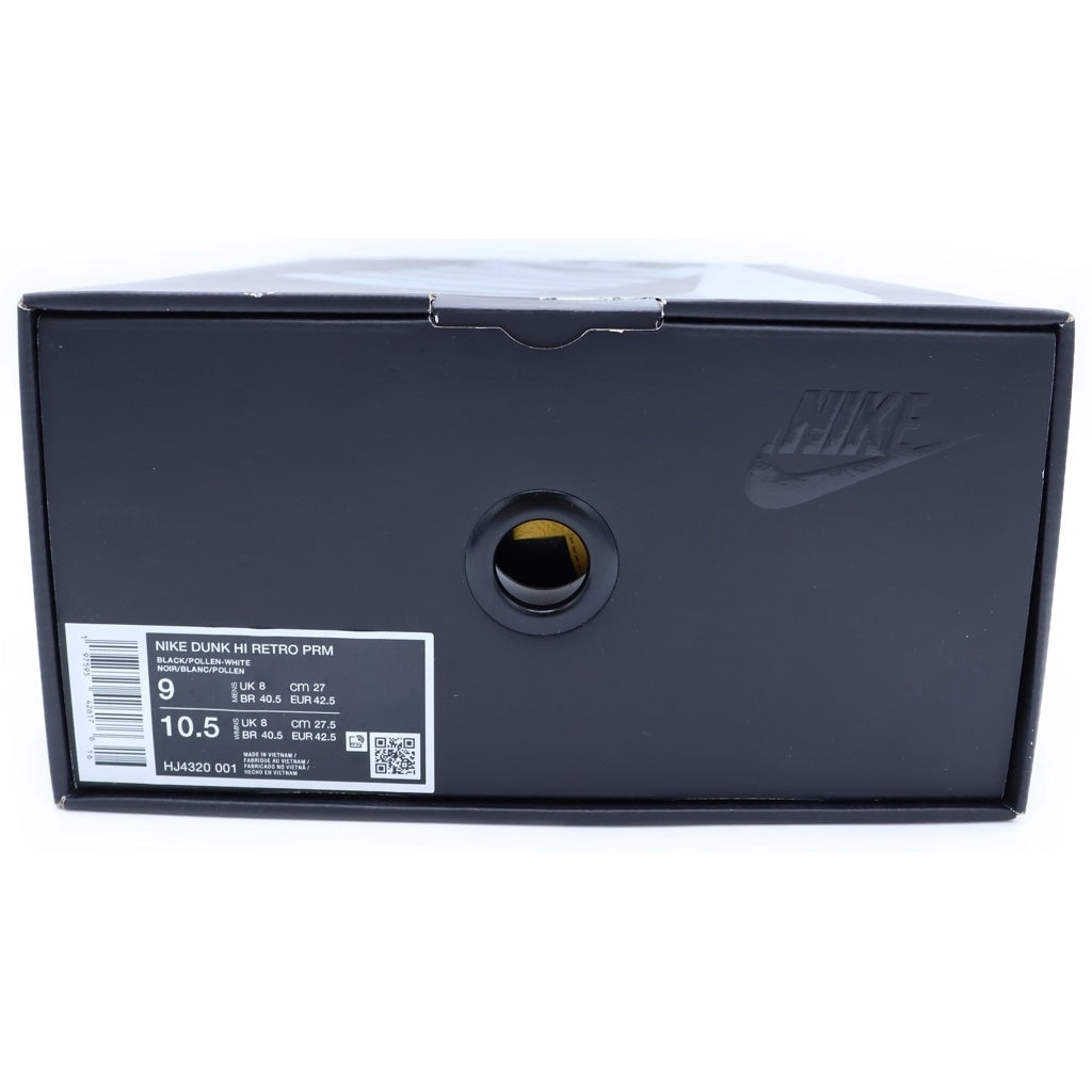 NIKE(ナイキ) ×Wu-Tang Clan DUNK HIGH HJ4320-001 ウータンクラン ダンク ハイカットスニーカー イエロー/ブラック US9/27cm HJ4320-001