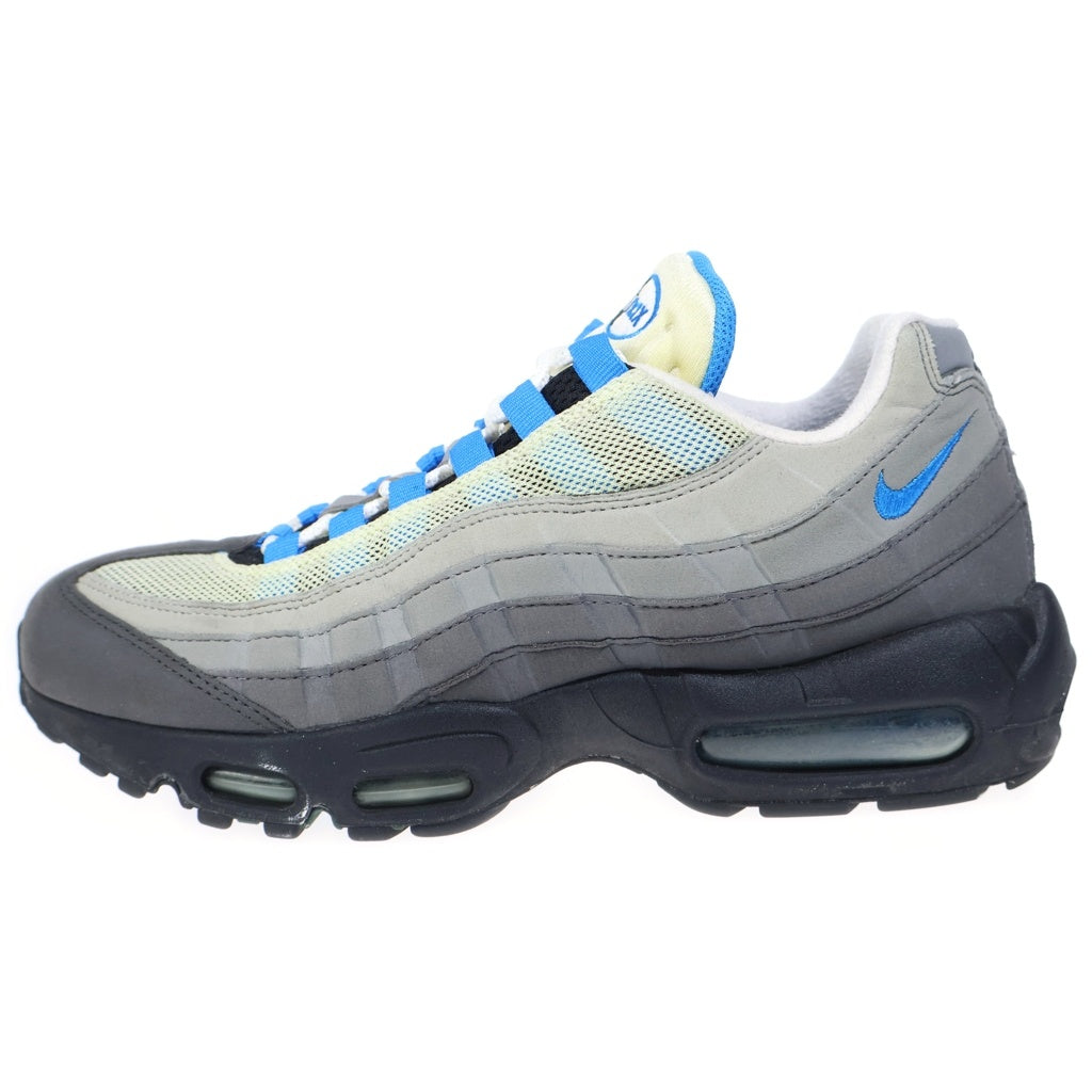 NIKE(ナイキ) AIR MAX 95 CRYSTAL BLUE エアマックス95 クリスタルブルー ローカットスニーカー グレー/ブルー US8.5/26.5cm AT8696-100