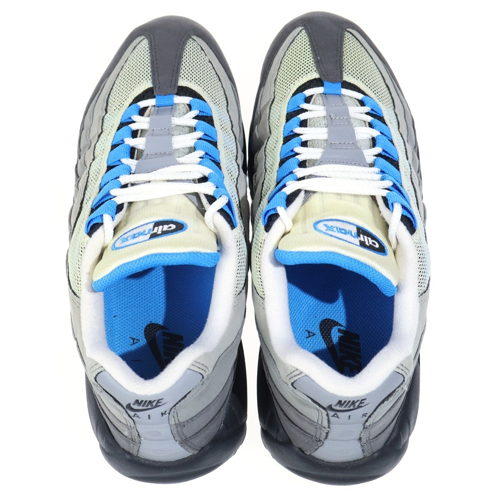 NIKE(ナイキ) AIR MAX 95 CRYSTAL BLUE エアマックス95 クリスタルブルー ローカットスニーカー グレー/ブルー US8.5/26.5cm AT8696-100