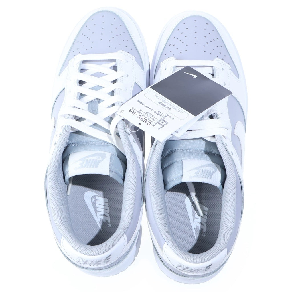 NIKE(ナイキ) DUNK LOW ダンク ローカットスニーカー ホワイト/グレー US8.5/26.5cm DJ6188-003