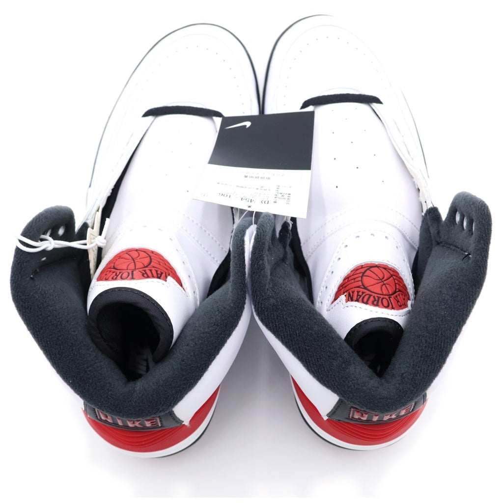 NIKE(ナイキ) AIR JORDAN 2 OG CHICAGO 2022 DX2454-106 エアジョーダン2 シカゴ ハイカットスニーカー ホワイト/ブラック/レッド US8.5/26.5cm DX2454-106