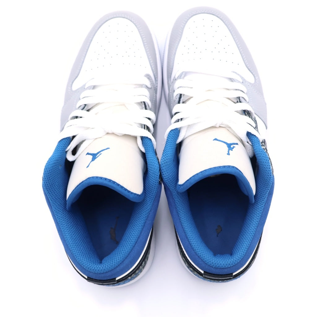 NIKE(ナイキ) AIR JODAN 1 LOW SE エアジョーダン ローカットスニーカー ブルー/グレー US9/27cm DM1199-140