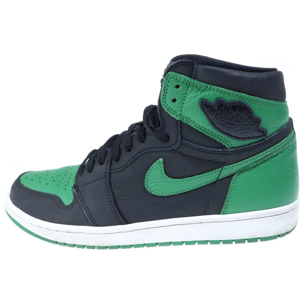 NIKE(ナイキ) AIR JORDAN 1 RETRO HIGH OG PINE GREEN エアジョーダン1 パイングリーン ハイカットスニーカー ブラック/グリーン US10.5/28.5cm 555088-030