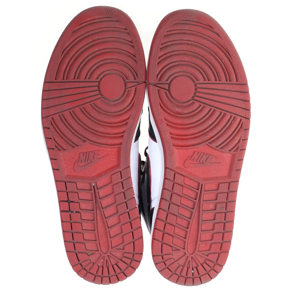 NIKE(ナイキ) AIR JORDAN1 HIGH OG BLOOD LINEエアジョーダン1 ハイカットスニーカー ブラッドライン ブラック/レッド US10.5/28.5cm 555088-062