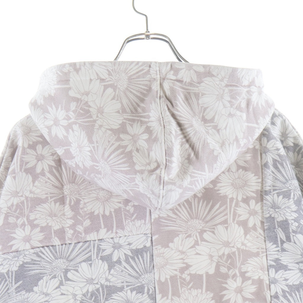 KITH(キス) Aster Floral Williams IV Pullover Elevation アスター フローラル ウィリアムズ エレヴェイション プルオーバーパーカー ホワイト KH2710
