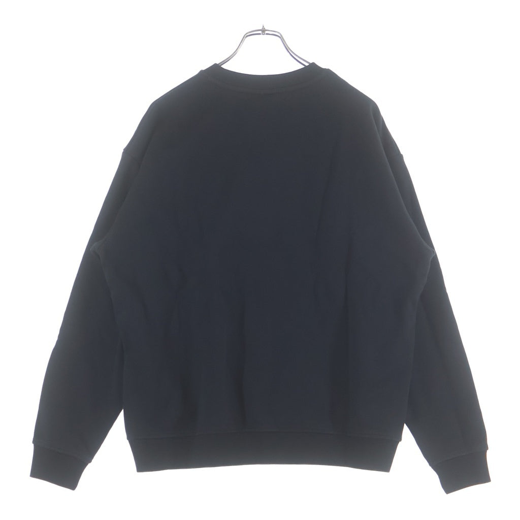 KITH(キス) 21AW Cyber Monday Crewneck サイバーマンデー ボックスロゴ刺繍 スウェットトレーナー ブラック KHM030147