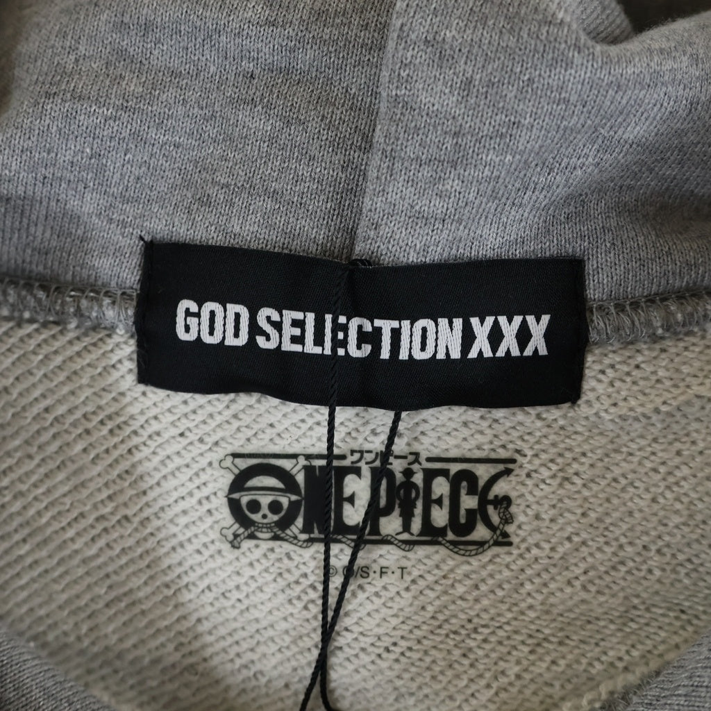 GOD SELECTION XXX(ゴッドセレクショントリプルエックス) 22AW ×Onepiece Nami Pullover Parka ワンピース ナミ スウェットプルオーバーパーカー グレー GX-A22-OPHD-01
