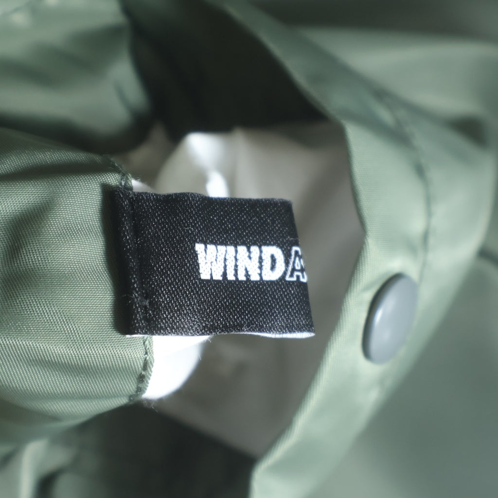 WIND AND SEA(ウィンダンシー) 19AW WDS REVERSIBLE MA-1 ロゴ リバーシブル MA-1 フライトジャケット カーキ/オレンジ WDS-19A-JK-07