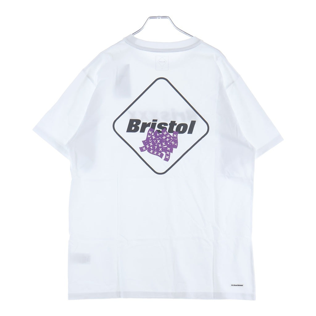 F.C.R.B./F.C.Real Bristol/FCRB(エフシーアールビー/エフシーレアルブリストル) 21SS ×GOD SELECTION XXX Logo S/S Tee ゴッドセレクション ロゴ半袖Tシャツ ホワイト FCRB-210120