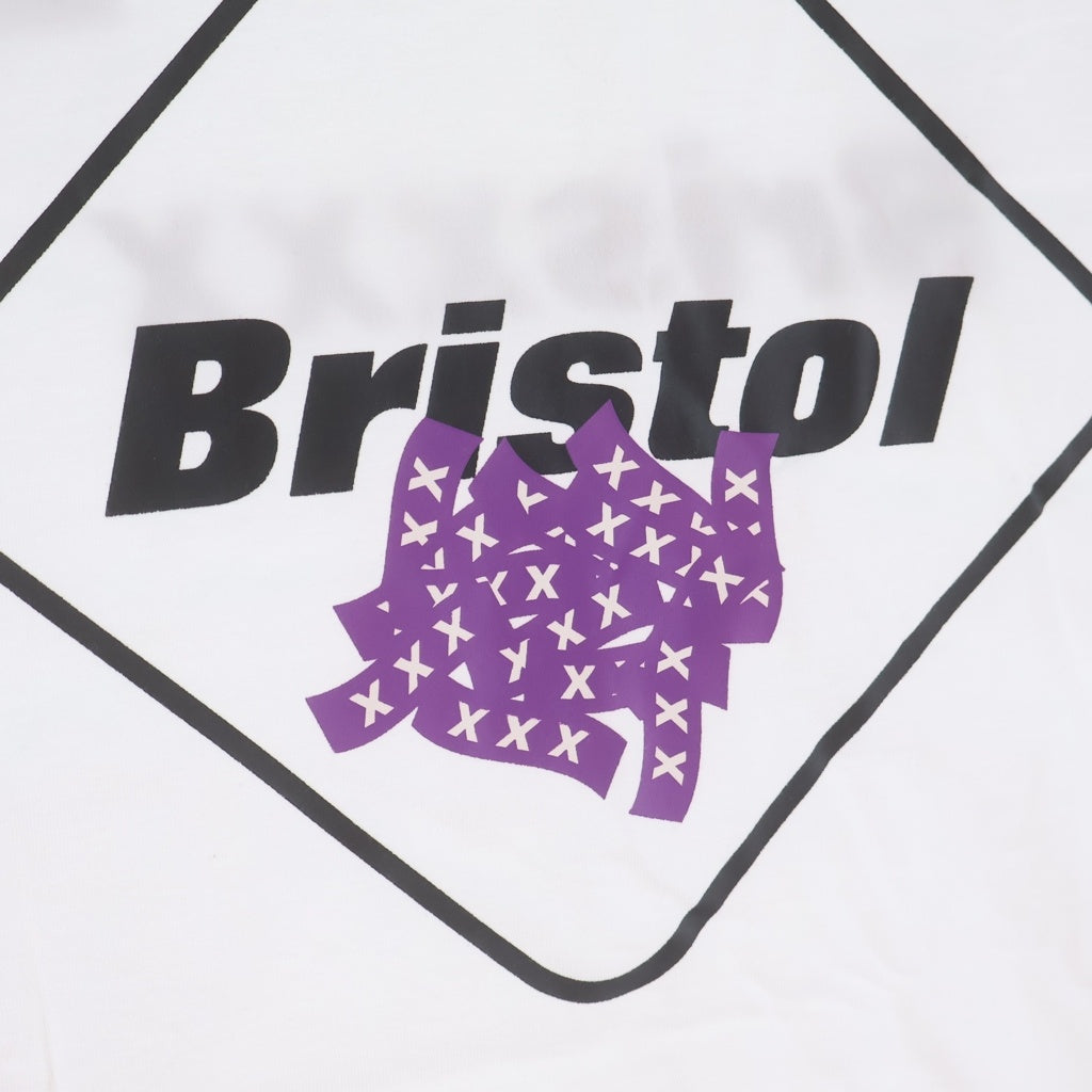 F.C.R.B./F.C.Real Bristol/FCRB(エフシーアールビー/エフシーレアルブリストル) 21SS ×GOD SELECTION XXX Logo S/S Tee ゴッドセレクション ロゴ半袖Tシャツ ホワイト FCRB-210120