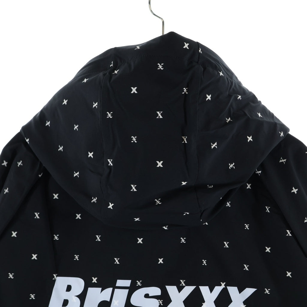 F.C.R.B.(エフシーアールビー) 21SS ×GOD SELECTION XXX TRAINING VENTILATION HOODIE トレーニング ベンチレーション ジップパーカー ブラック FCRB-210116