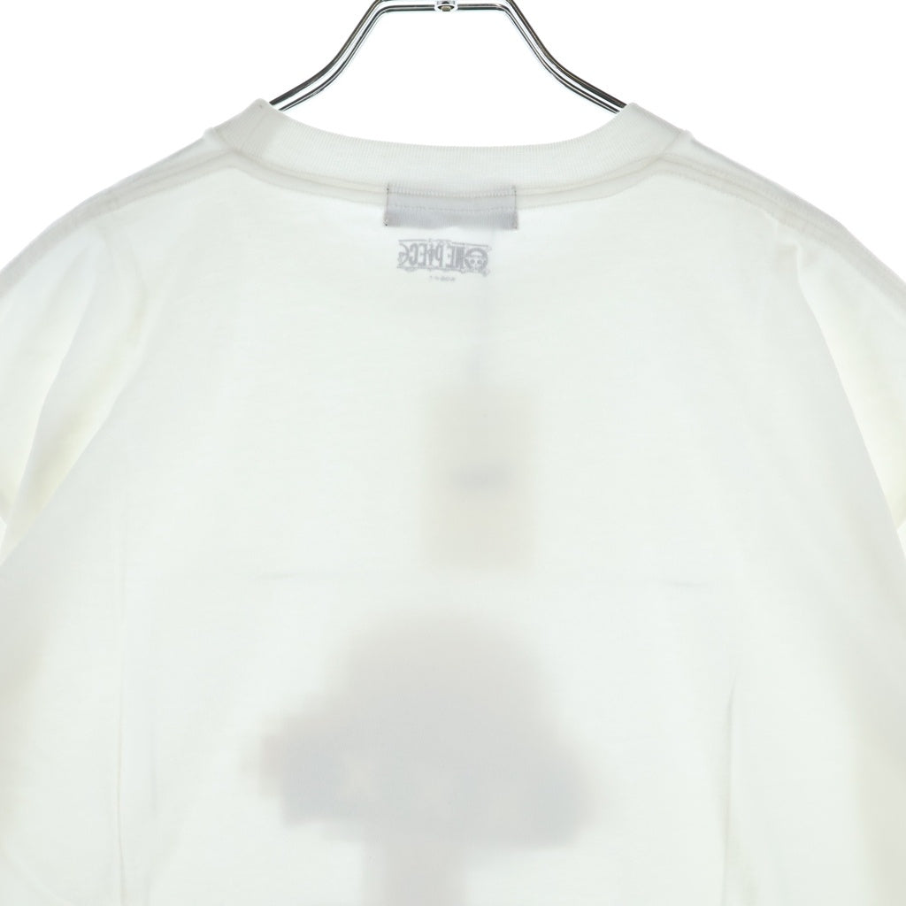 GOD SELECTION XXX(ゴッドセレクショントリプルエックス) 21SS ×Onepiece SS Tee ワンピース モンキー D ルフィ 半袖Tシャツ ホワイト GX-S21-OPST-01