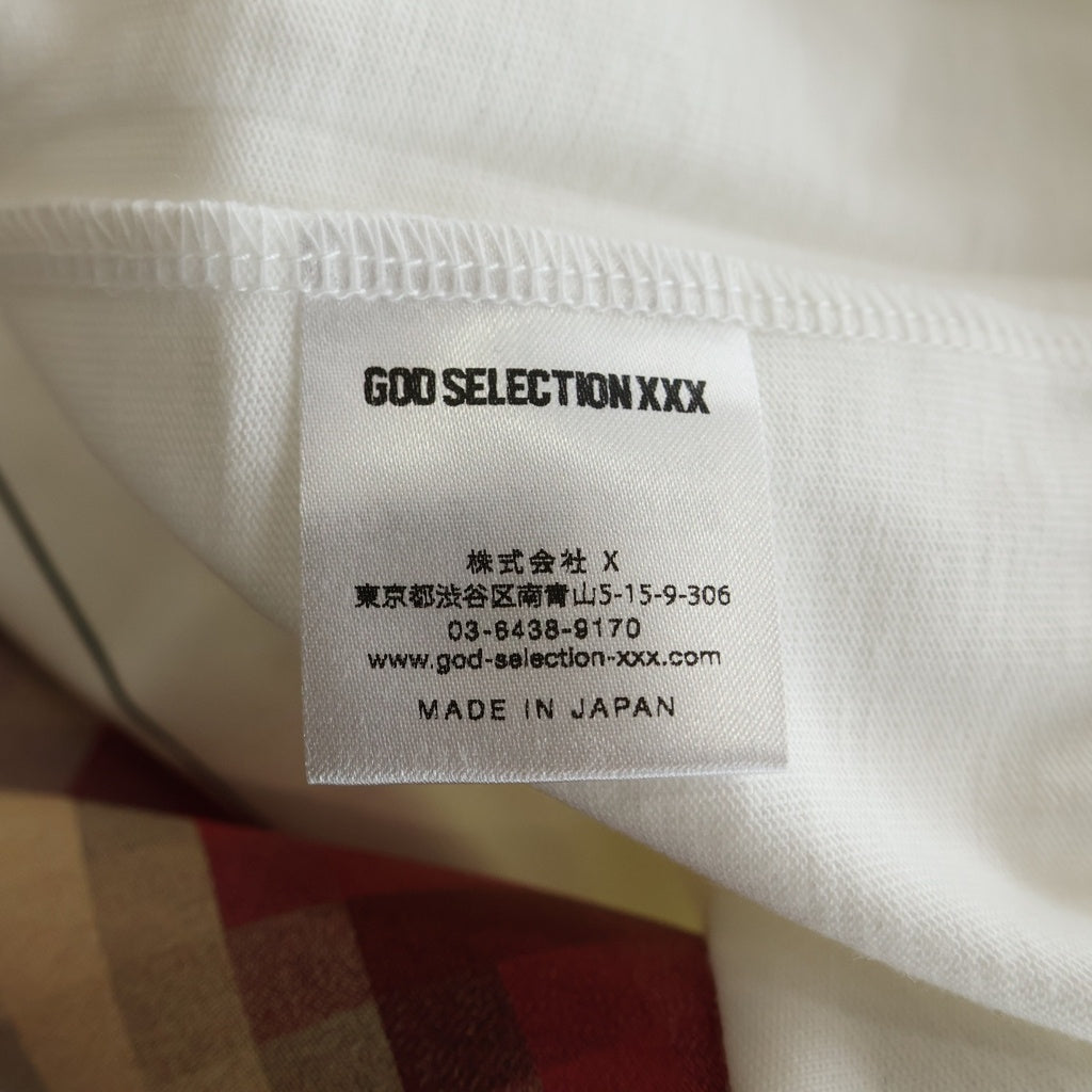 GOD SELECTION XXX(ゴッドセレクショントリプルエックス) 21SS ×Onepiece SS Tee ワンピース モンキー D ルフィ 半袖Tシャツ ホワイト GX-S21-OPST-01