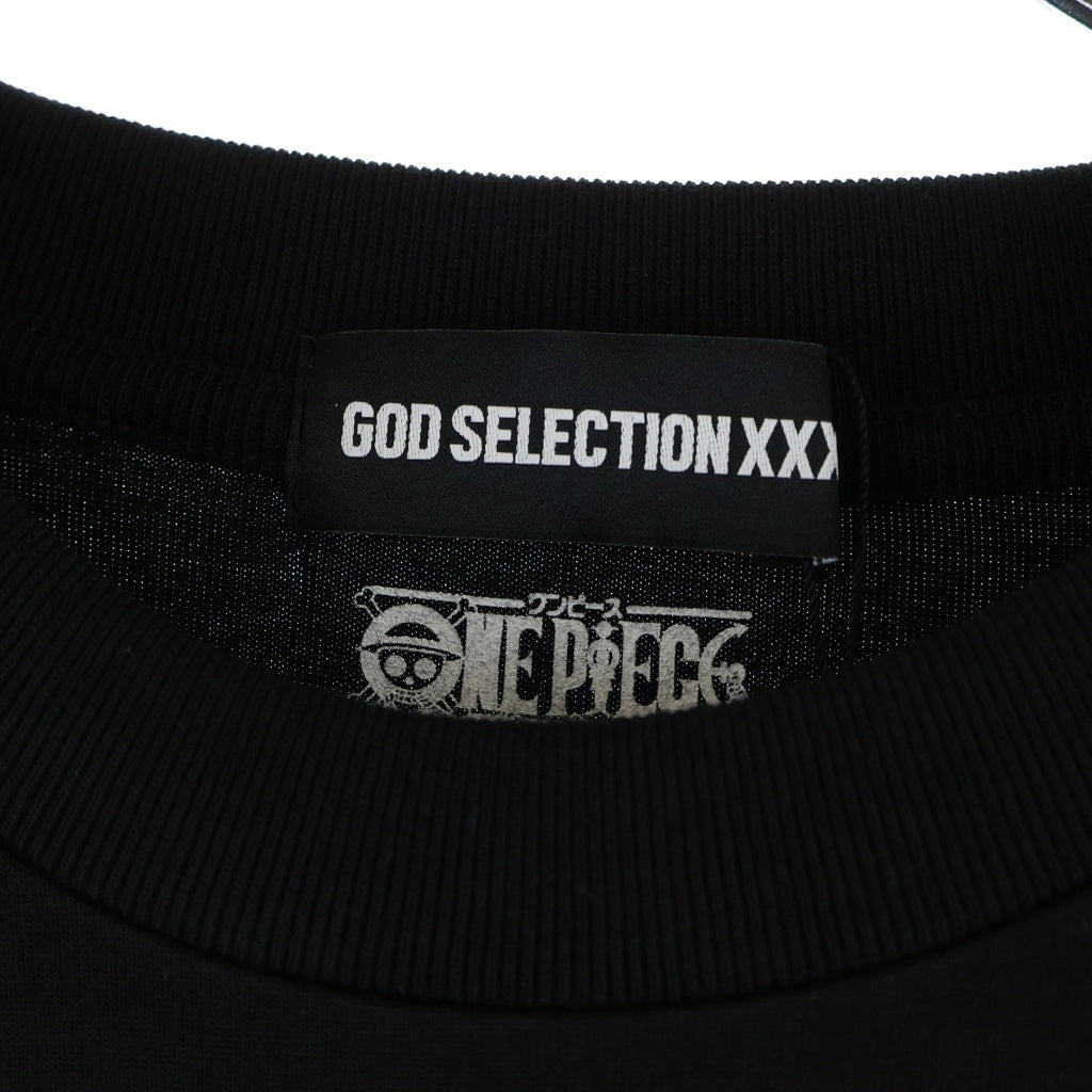 GOD SELECTION XXX(ゴッドセレクショントリプルエックス) 22AW ×Onepiece LS Tee ワンピース ボアハンコック 長袖Tシャツ ブラック GX-A22-OPLT-01