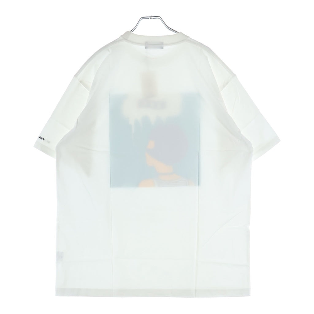 GOD SELECTION XXX(ゴッドセレクショントリプルエックス) 21SS ×BE MY GUEST SS Tee ビーマイゲスト 半袖Tシャツ ホワイト GX-S21-BMGST-02