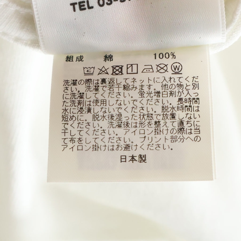 A BATHING APE(アベイシングエイプ) ×GOD SELECTION XXX Small Ape Head S/S Tee ゴッドセレクション サルカモ 半袖Tシャツ ホワイト 001TEF731927X
