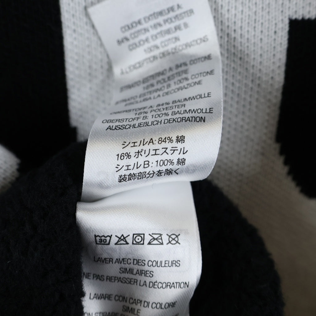SUPREME(シュプリーム) 23AW Big Logo Jacquard Hooded Sweatshirt ビッグロゴ ジャガードフーディー スウェットプルオーバーパーカー ブラック