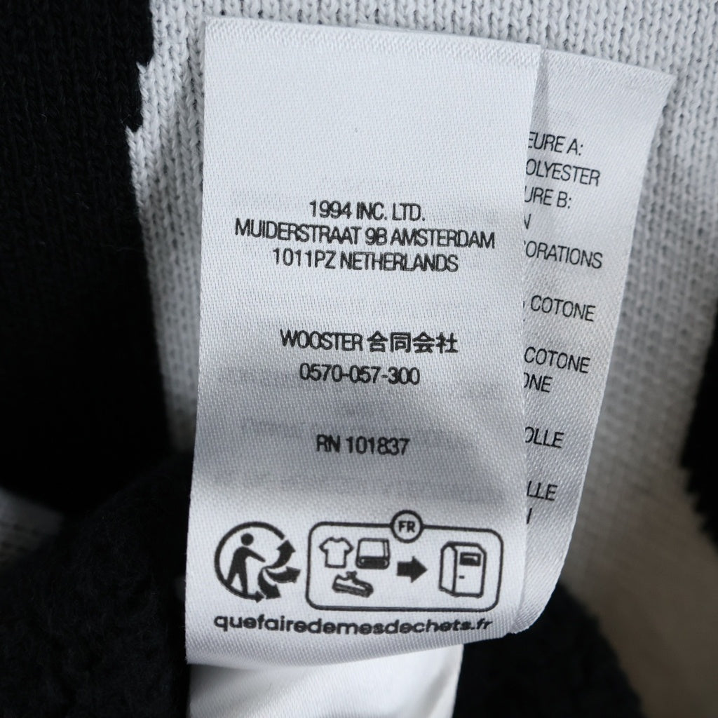 SUPREME(シュプリーム) 23AW Big Logo Jacquard Hooded Sweatshirt ビッグロゴ ジャガードフーディー スウェットプルオーバーパーカー ブラック