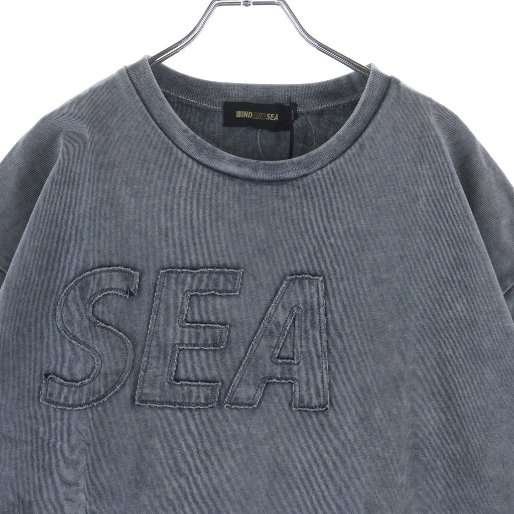 WIND AND SEA(ウィンダンシー) 24SS SEA HIGH SULFER S/S TEE ロゴ ハイサルファー 半袖Tシャツ カットソー グレー WDS-O-SIG-24-Q4-CS-02