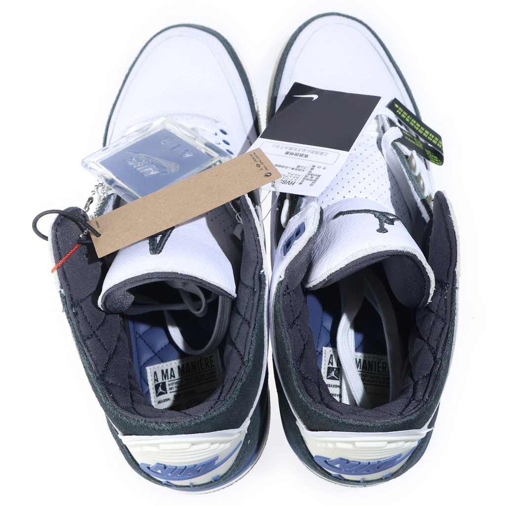 NIKE(ナイキ) ×A MA MANIERE AIR JORDAN 3 RETRO OG SP FOR THE LOVE HV8571-100 エアジョーダン3 レトロ フォー ザ ラブ ハイカットスニーカー ホワイト US11/29cm