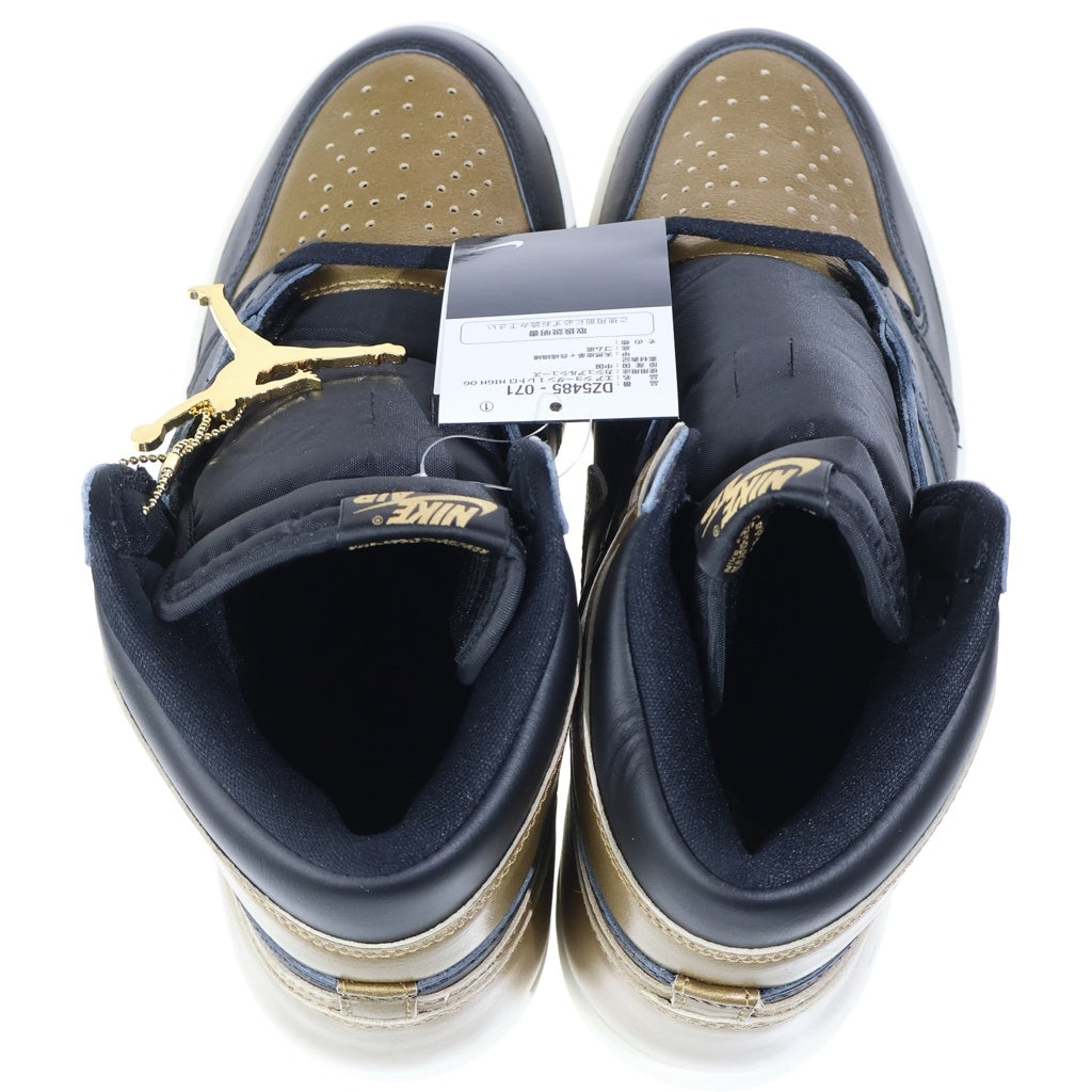 NIKE(ナイキ) AIR JORDAN 1 RETRO HIGH OG DZ5485-071 エアジョーダン1 レトロ ハイカットスニーカー ブラック/ゴールド US11/29cm