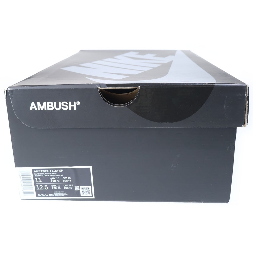 NIKE(ナイキ) ×AMBUSH AIR FORCE 1 LOW SP GAME ROYAL AND VIVID SULFUR DV3464-400 アンブッシュ エアフォース1 ローカットスニーカー ブルー US11/29cm
