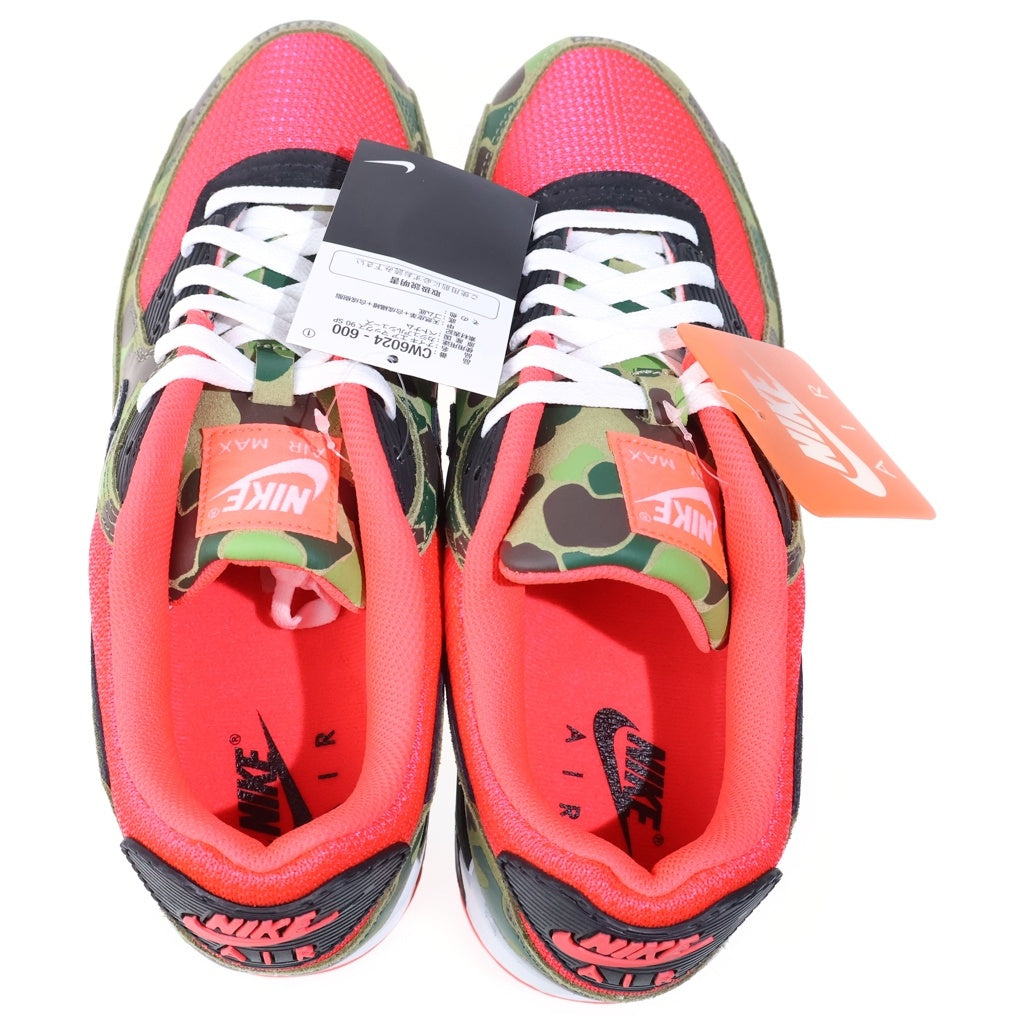 NIKE(ナイキ) AIR MAX 90 SP REVERSE DUCK CAMO 2024 CW6024-600 エアマックス リバースダックカモ ローカットスニーカー カーキ/ピンク US11/29cm