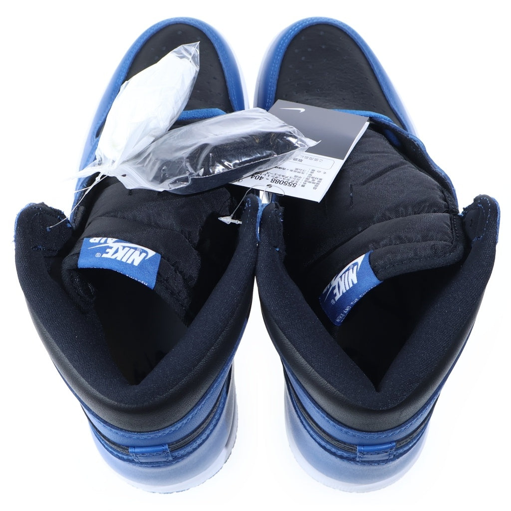 NIKE(ナイキ) AIR JORDAN1 RETRO OG DARK MARINA BLUE 555088-404 エアジョーダン1 レトロ ダークマリーナブルー ハイカットスニーカー ブラック/ブルー US11/29cm