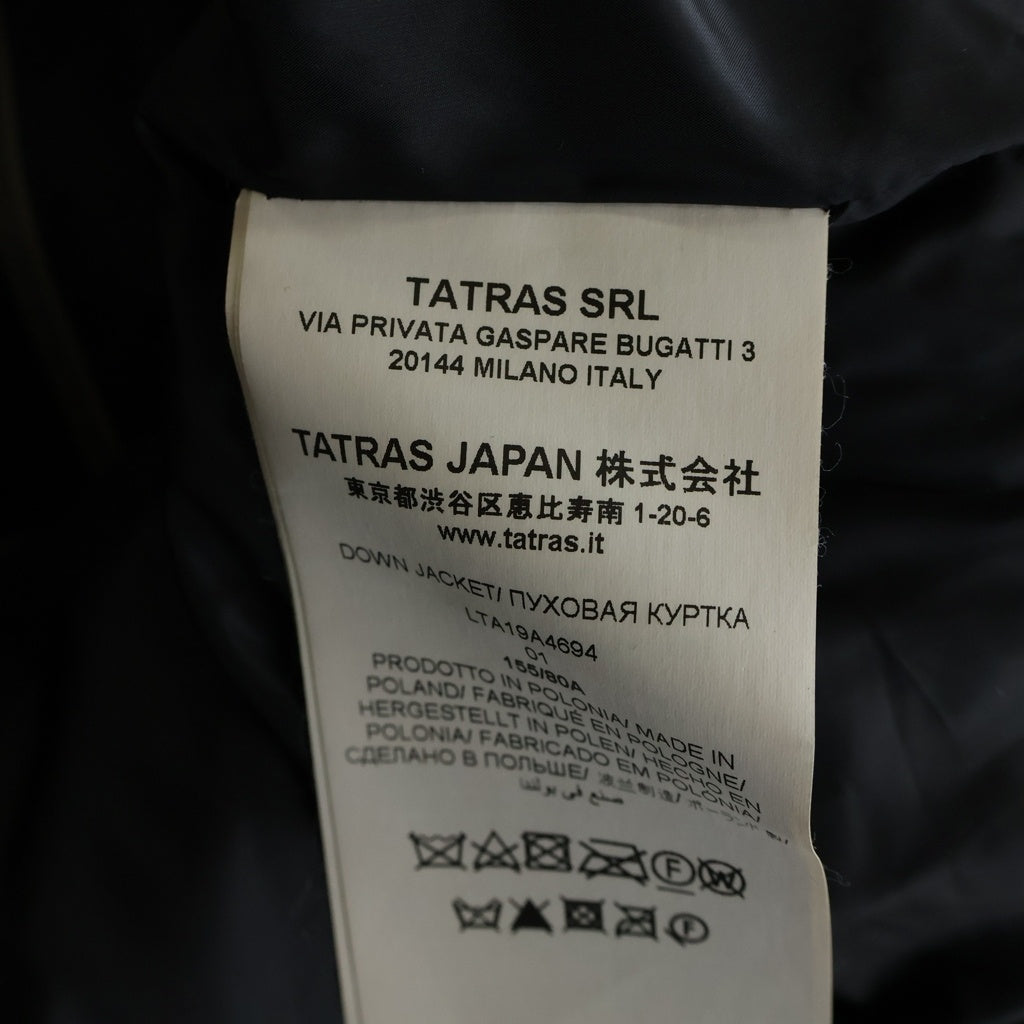 TATRAS(タトラス) POLITEAMA ポリテアマ フーデッド ロングダウンジャケット アウター レディース ブラック LTA19A4694