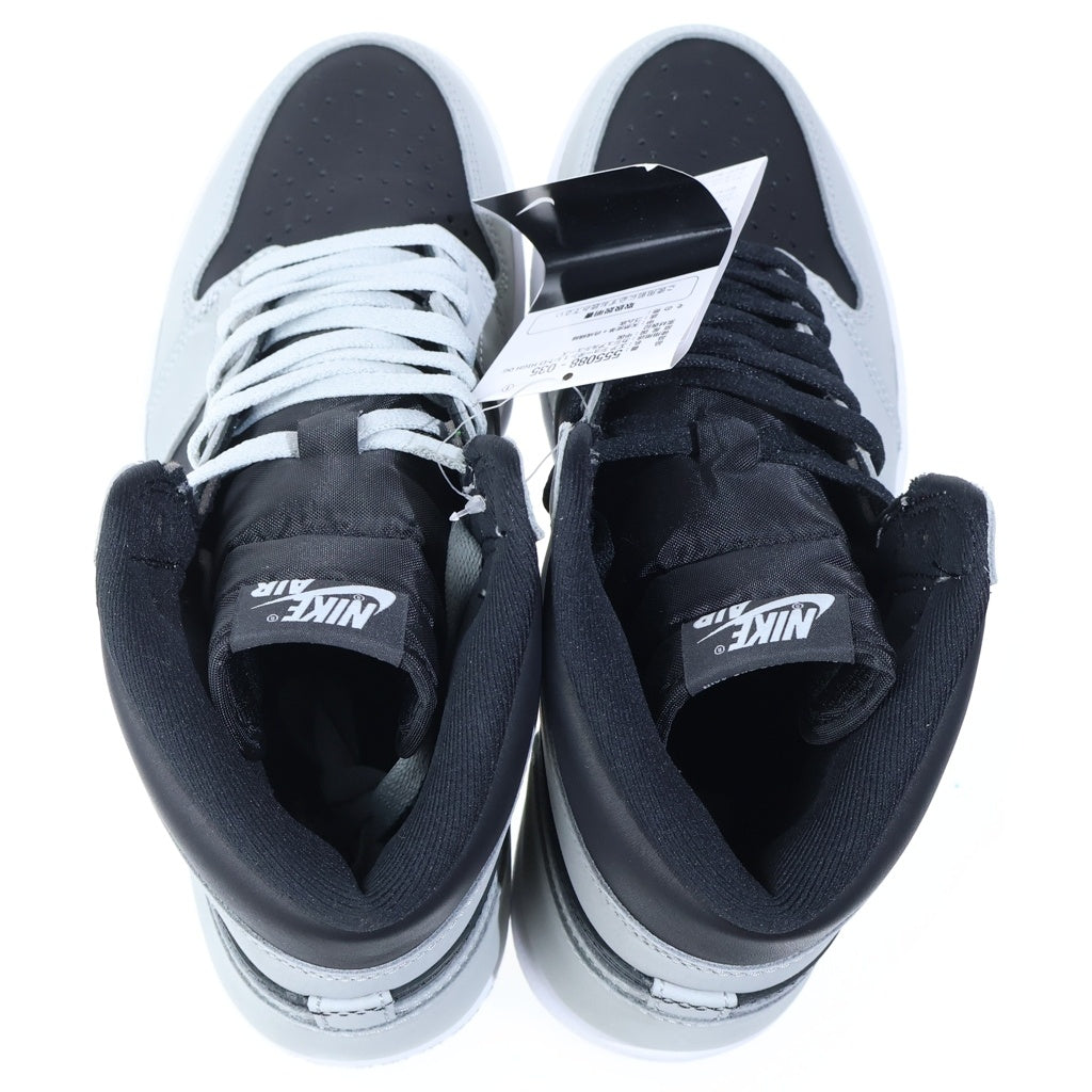 NIKE(ナイキ) AIR JORDAN 1 RETRO HIGH OG SHADOW 2.0 エアジョーダン1 シャドウ 2.0 ハイカットスニーカー ブラック/グレー US10.5/28.5cm 555088-035
