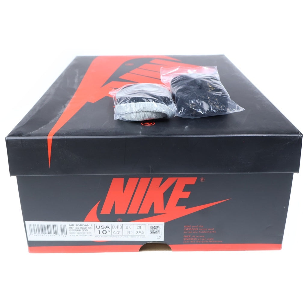 NIKE(ナイキ) AIR JORDAN 1 RETRO HIGH OG SHADOW 2.0 エアジョーダン1 シャドウ 2.0 ハイカットスニーカー ブラック/グレー US10.5/28.5cm 555088-035