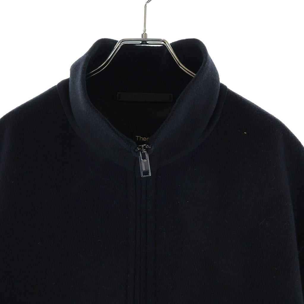 theory(セオリー) ST CLR JKT DFW_NEW DIVIDE GC ウール ジップアップ ジャケット ブルゾン ブラック