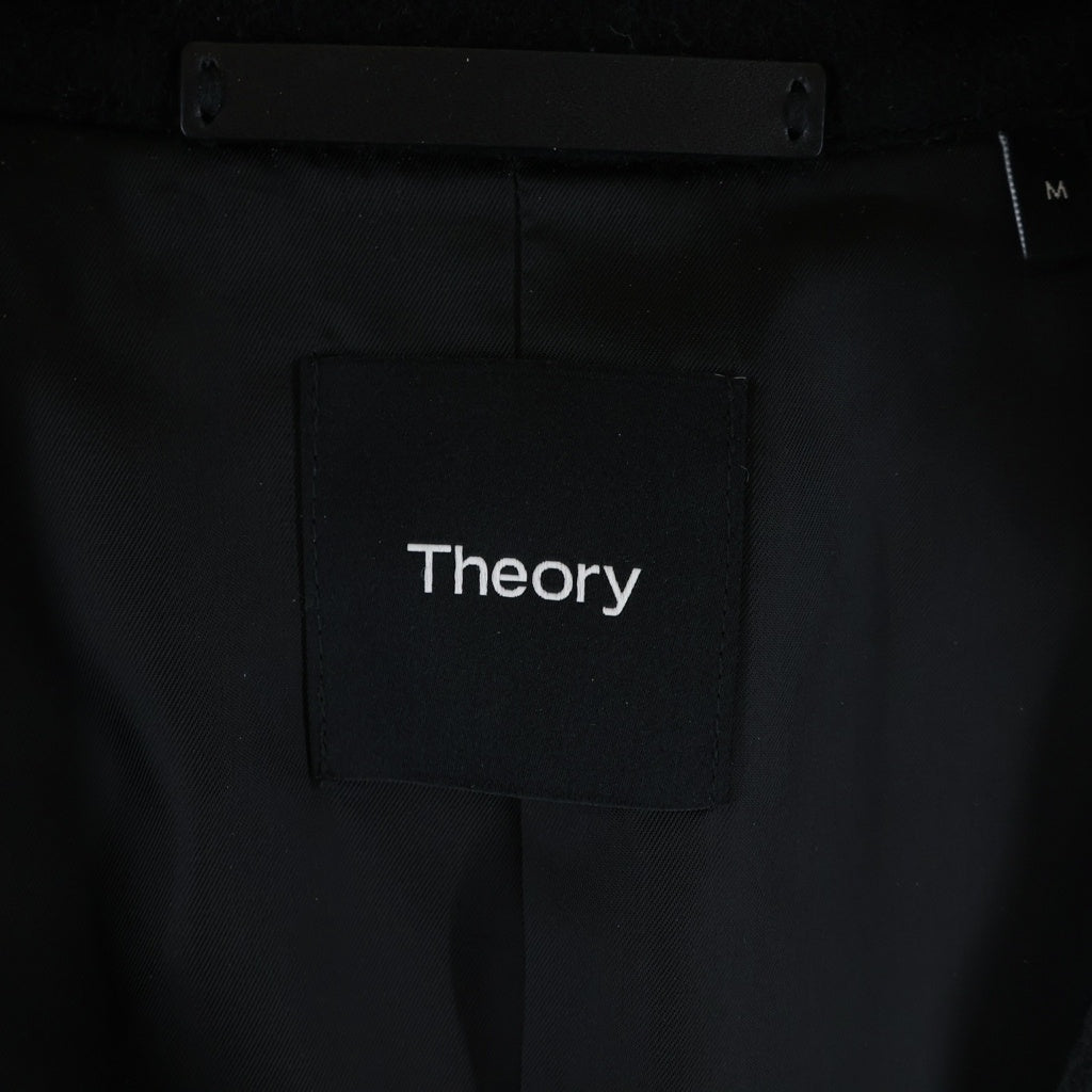 theory(セオリー) ST CLR JKT DFW_NEW DIVIDE GC ウール ジップアップ ジャケット ブルゾン ブラック